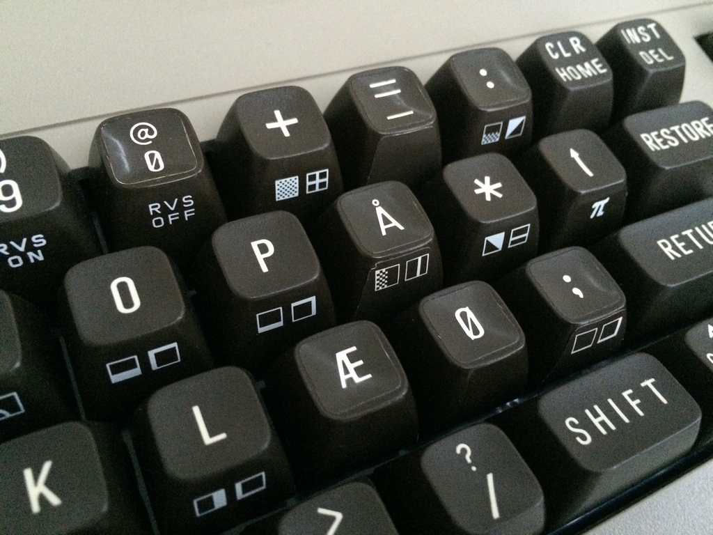 commodore japanese keyboard layout